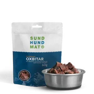 Sund Hundmat Frysetørkede Oksebiter 60g