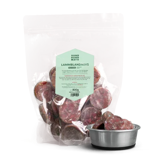 Sund Hundmat Lammemedaljonger 800g