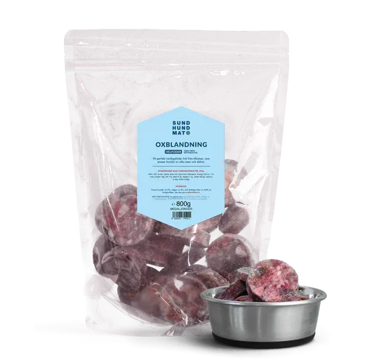Sund Hundmat Oksemedaljonger 800g