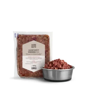 Sund Hundmat Tilleggsfôr Hjortekjøttblanding 500g