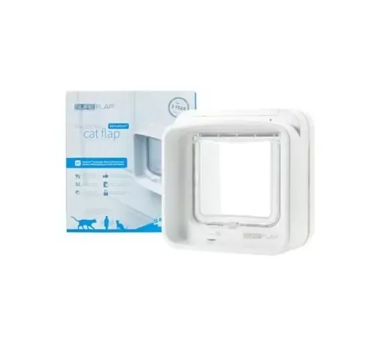 Sureflap Kattedør Dualscan Hvit