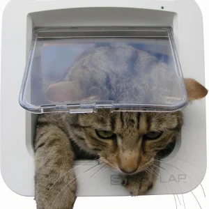 SureFlap Microchip Kattedør hvit 21x21cm