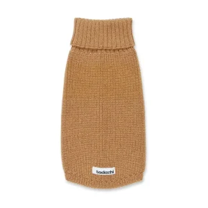 Tadazhi Ullgenser // Hundegenser i merinoull (mørk beige)