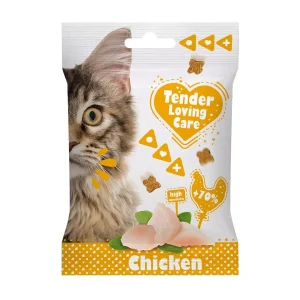 Tender Loving Care Soft Snack Katt M/Kylling 50G (12Stk)
