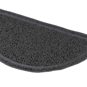Teppe til kattebakke PVC halvmåne grå 41x25cm