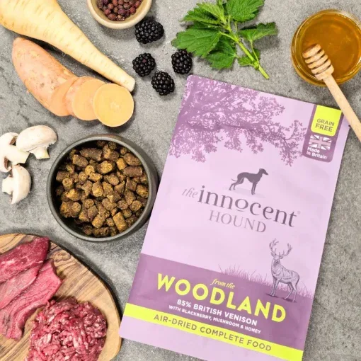 the Innocent Hound Air-dried food Woodland British Venison 1kg