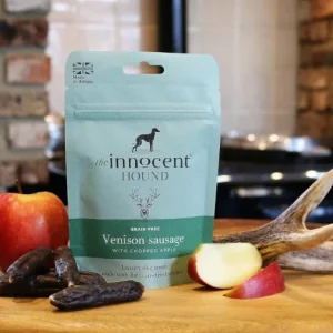 the Innocent Hound Viltpølser med eple 70g
