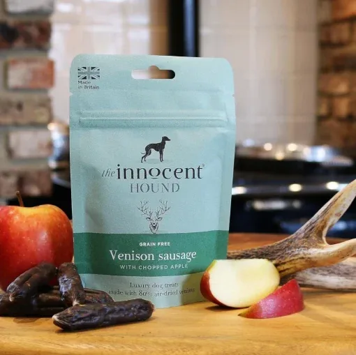 the Innocent Hound Viltpølser med eple 70g