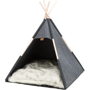 Tipi Cave, Felt, 70 × 70 × 70 Cm, Anthracite