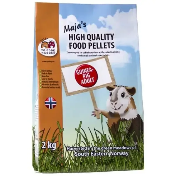 To Gode Naboer Marsvinpellets 2 kg