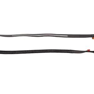 Touring bungee leash, unisex, black/grey, 2.0m/23mm, single