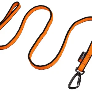 Touring bungee leash, unisex, black/grey, 3.8m/23mm, single