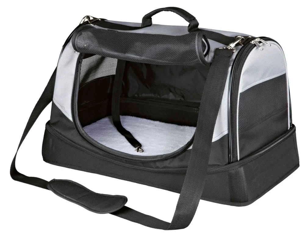 Transportbag/seng Holly Polyester Svart/grå max 15kg 50x30x30cm