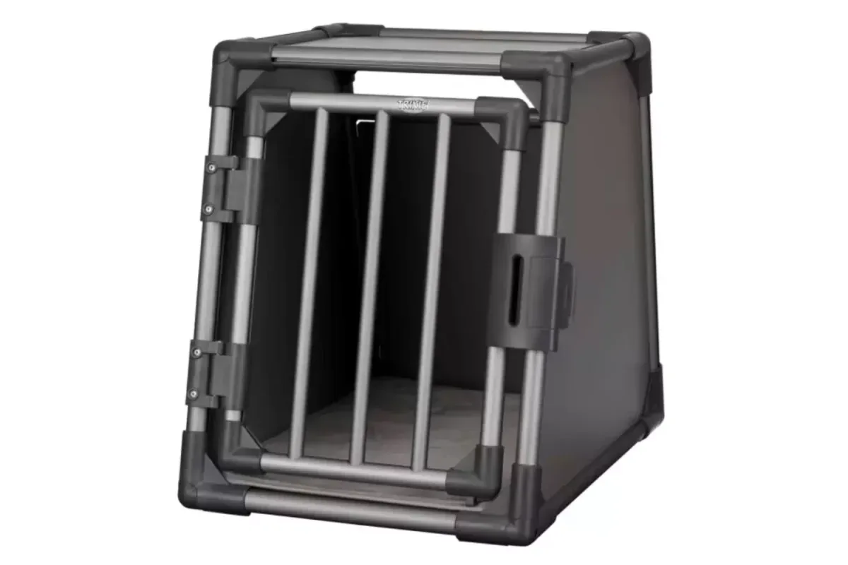 Transportbur 39335 Aluminium Grafittgrå S 48×61/38x56cm