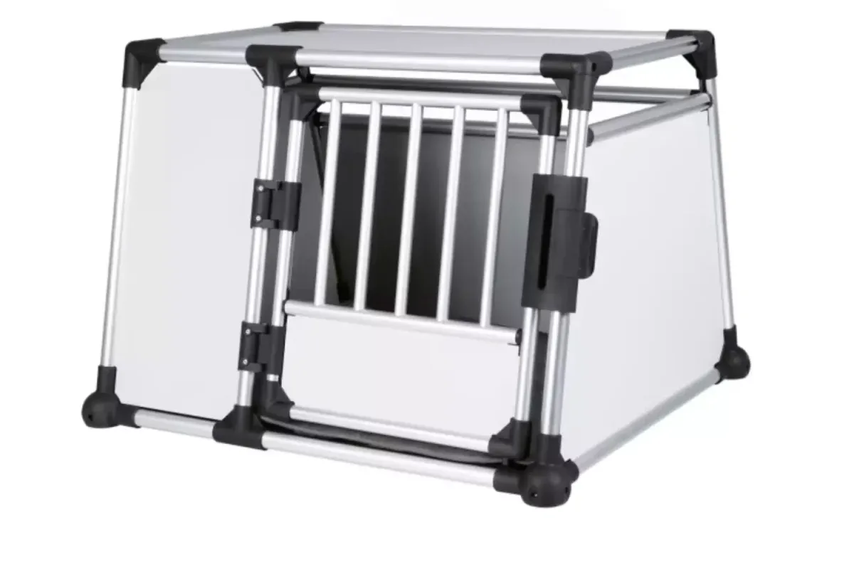 Transportbur 39343 Aluminium Sølv/Grå L 93×81/51x64cm