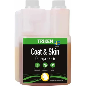Trikem Coat & Skin Katt 300 ml – Næringsrik olje for hud og pels