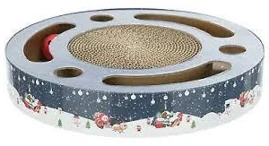 Trixie Christmas Cat Toy Scratching Drum 33cm (w/catnip)