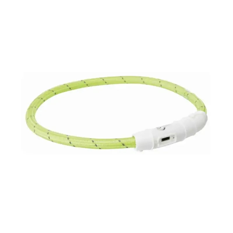 Trixie Flash lysring USB Grønn