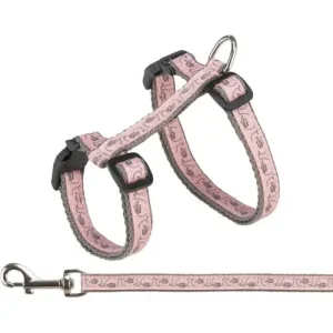 Trixie Kattesele m. line Grå/Rosa