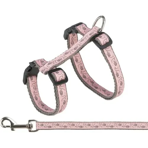 Trixie Kattesele m. line Grå/Rosa - Image 2