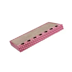 Trixie, Klorebrett i papp m/baller, Rosa, 48×25cm. Katt
