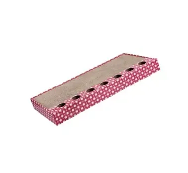 Trixie, Klorebrett i papp m/baller, Rosa, 48×25cm. Katt