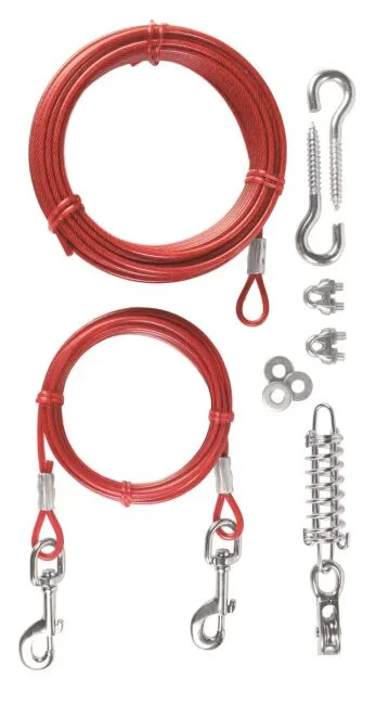 Trixie Løpestreng Komplett M/Stålwire 15m Opptil 45kg - Image 2