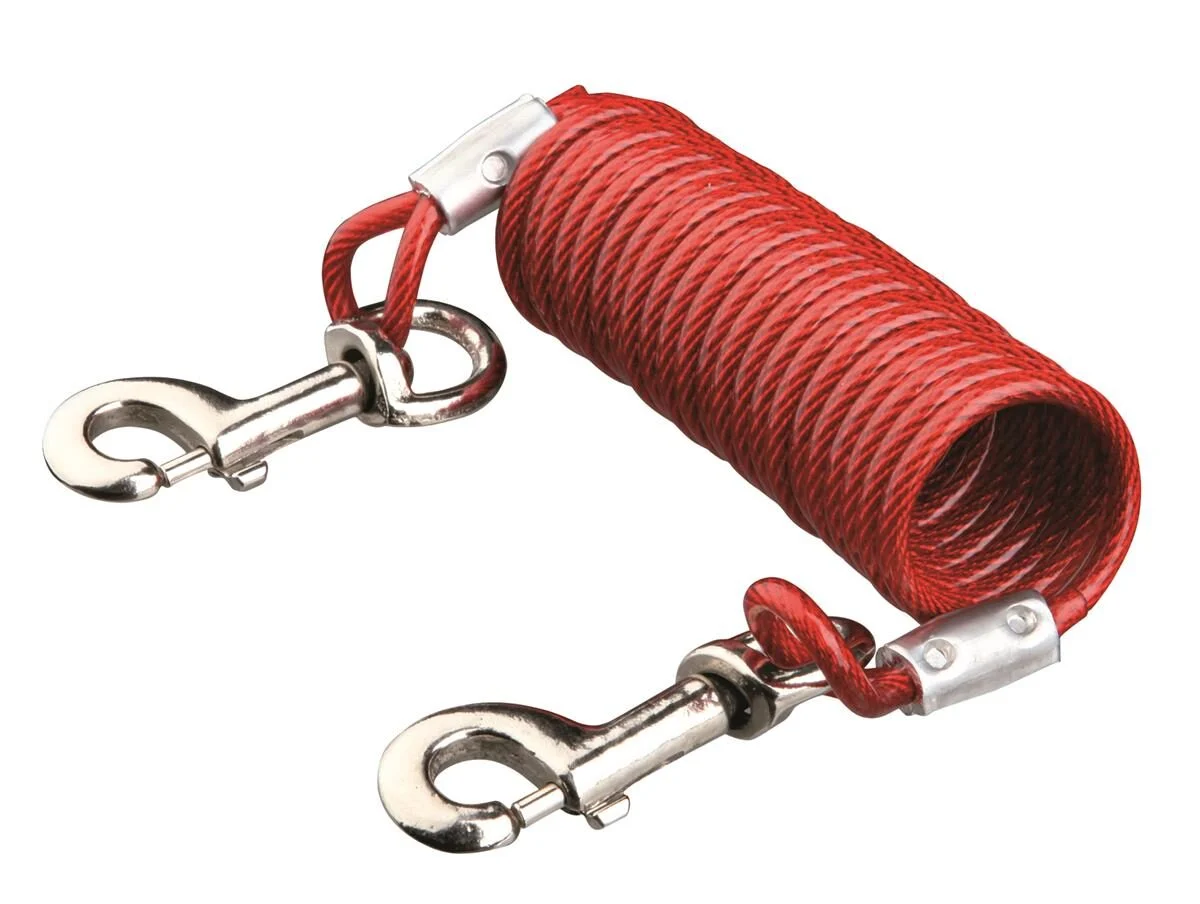 Trixie Løpestreng Spiral M/Stålwire 5m Opptil 50kg - Image 2