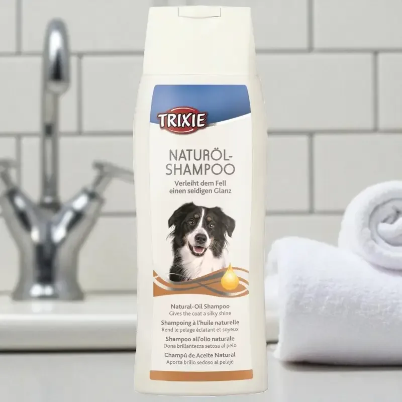 Trixie Naturöl Hundeshampo med Macadamia- og Tindvedolje