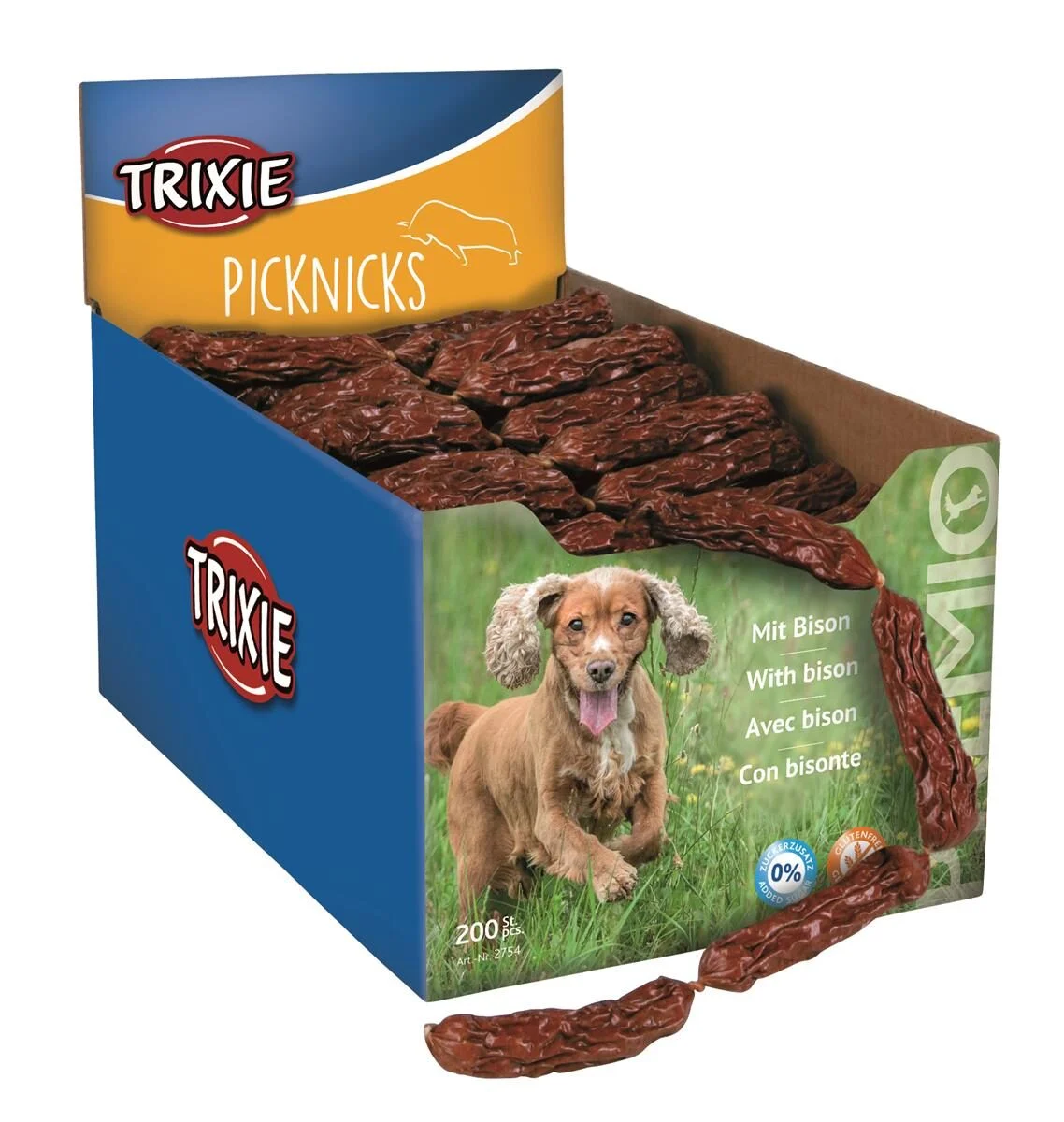 Trixie Picknicks Pølser i Snor M/Bison