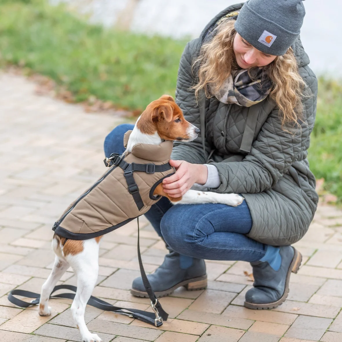Trixie Pirou vinterjakke med hundesele