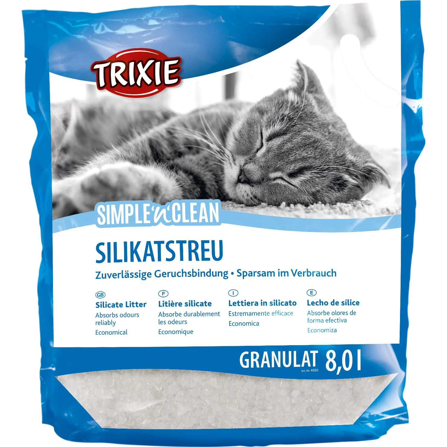 Trixie Simple’n’Clean Silikat-kattesand - Image 2