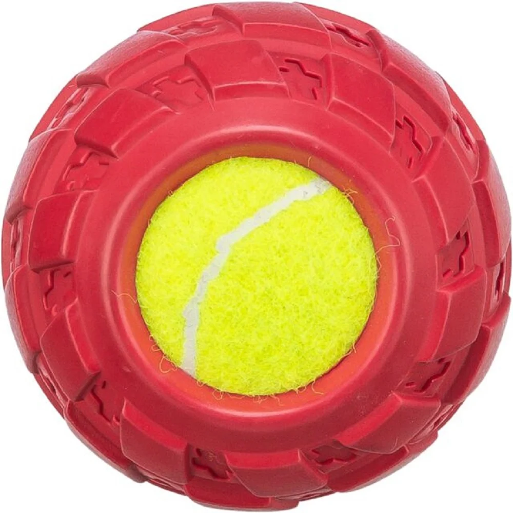 Trixie Tennisball i gummidekk - Image 2