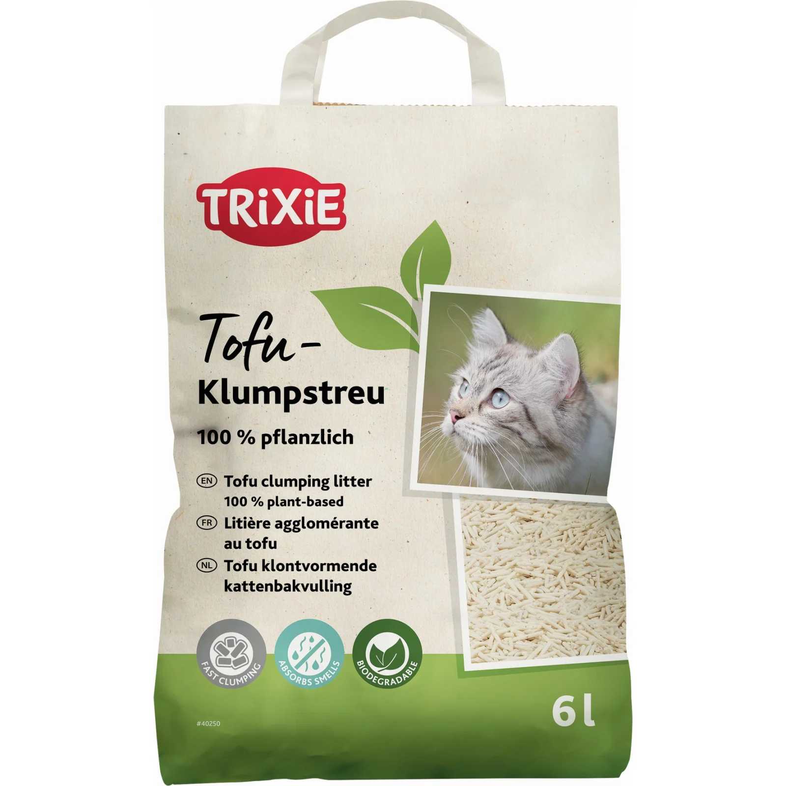 Trixie Tofu Kattetoalett strø 100 % plantebasert 4.5kg - Image 2