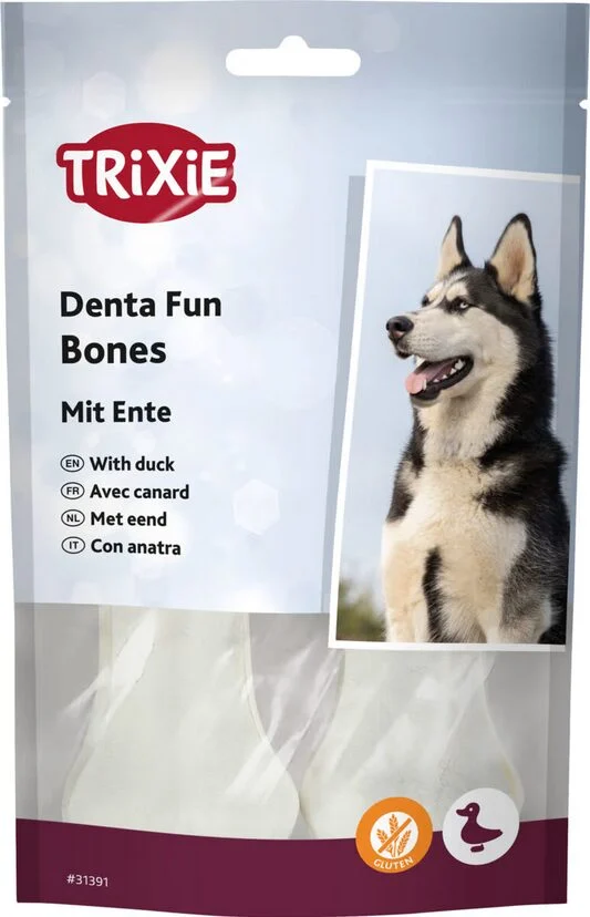 Trixie Tyggebein Pressa M/And 10cm 2stk