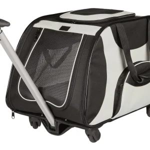 Trolley, Nylon, 34×43×67cm, Sort/Grå