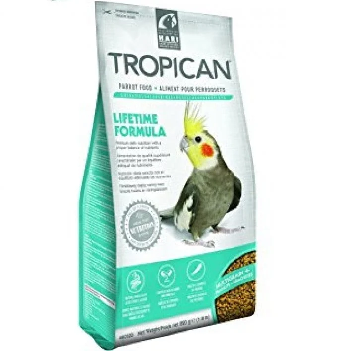 Tropican fullfôrpellets parakitter