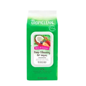 Tropiclean Deep Cleaning Pet Wipes Våtservietter 100pk