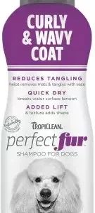 Tropiclean Perfect Fur Curly & Wavy Coat Shampoo 473Ml