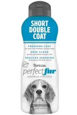 Tropiclean Perfect Fur Short Double Coat Shampoo 473Ml