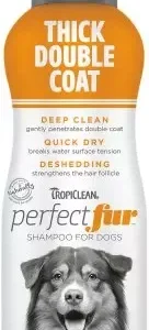 Tropiclean Perfect Fur Thick Double Coat Shampoo 473Ml