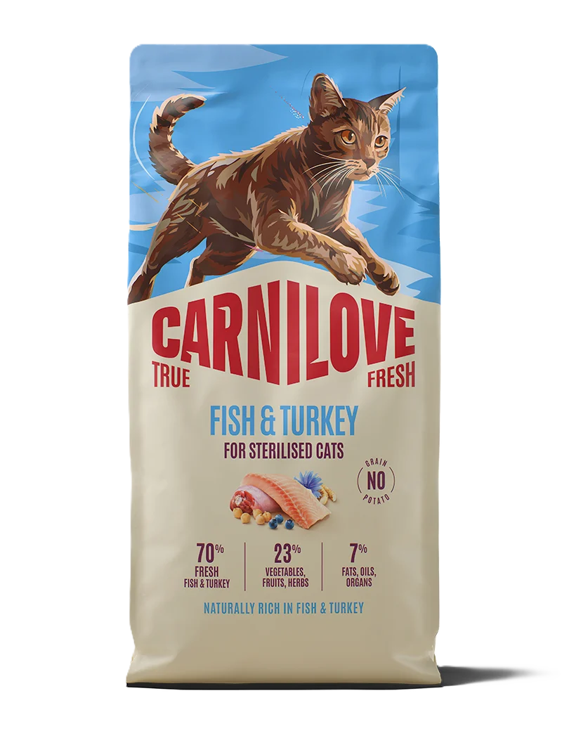 True Fresh Cat 鈥?Fisk og kalkun for voksne, kastrerte katter av alle raser