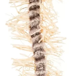 TUSENBEIN Trixie, Katteleke, Plysj/Bast, 33cm.