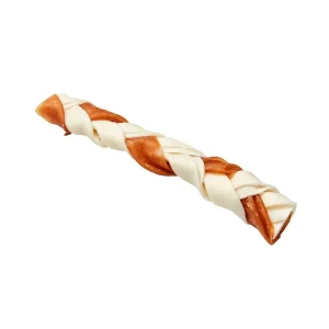 Tygg Flettet med Kylling 2p Hvit 17,5cm