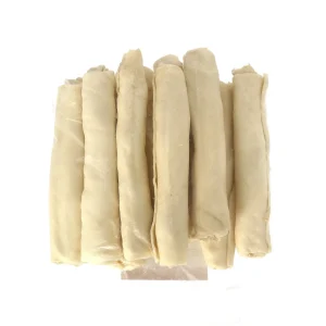 Tyggestang Rullet 10p Hvit 20cm