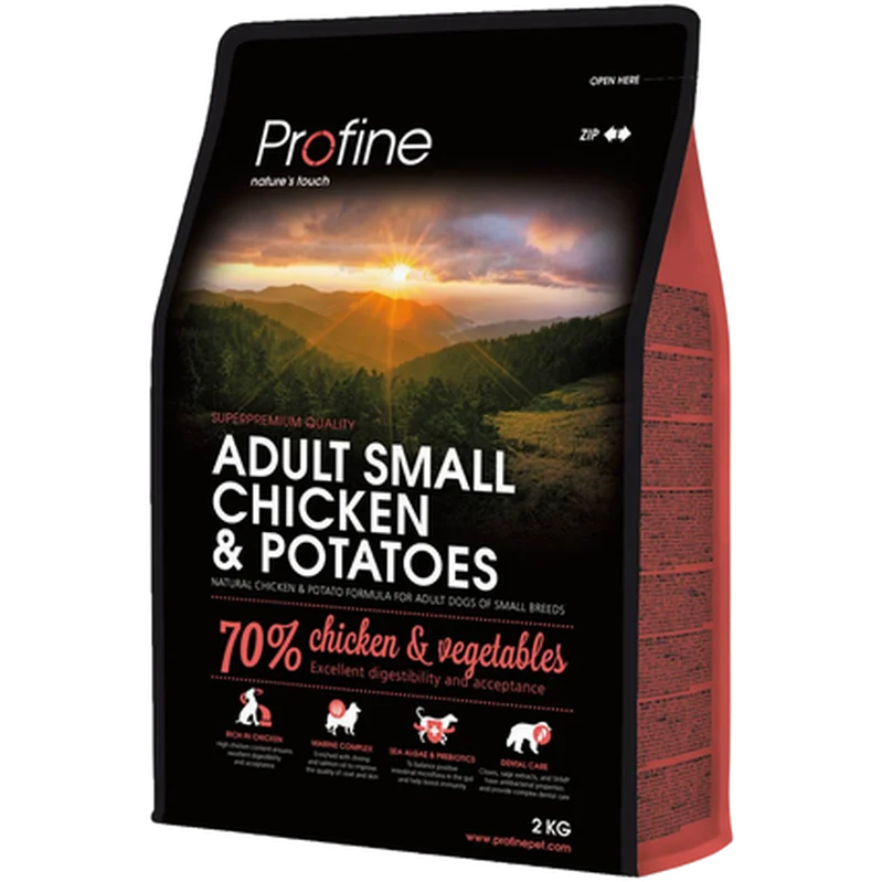 T酶rrf么r Adult Small Kylling & Poteter til hund