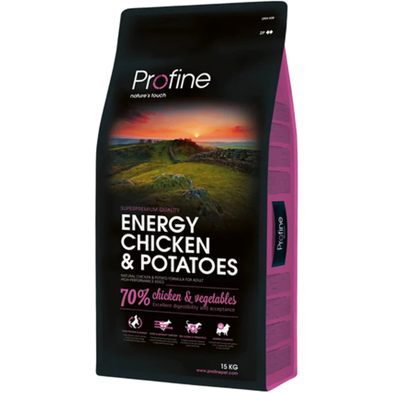T酶rrf么r for hund Energy Kylling & Poteter