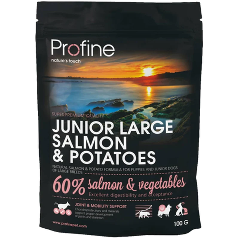 T酶rrf么r Junior Large Laks & Poteter til hund