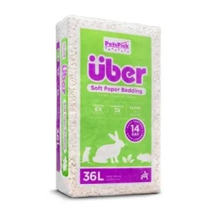 ÜBER Papirstrø Hvit 36L
