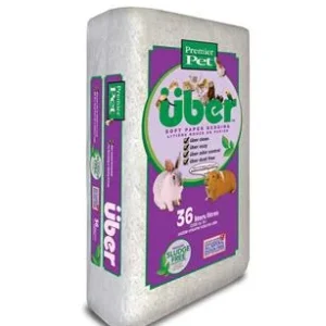 ÜBER papirstrø, hvit, 36L
